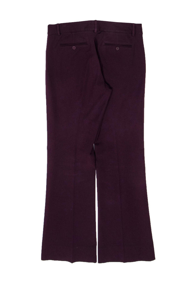 Current Boutique-Theory - Plum Flared Trousers Sz 8