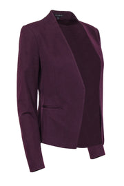 Current Boutique-Theory - Plum Open Front Blazer Sz 4