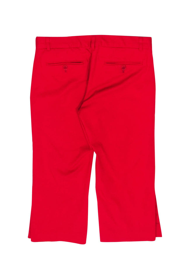 Current Boutique-Theory - Red Capri Pants w/ Button Cuffs Sz 0