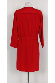 Current Boutique-Theory - Red Gold Zip Dress Sz 8