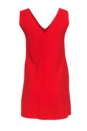 Current Boutique-Theory - Red Orange Mini Shift Dress Sz S