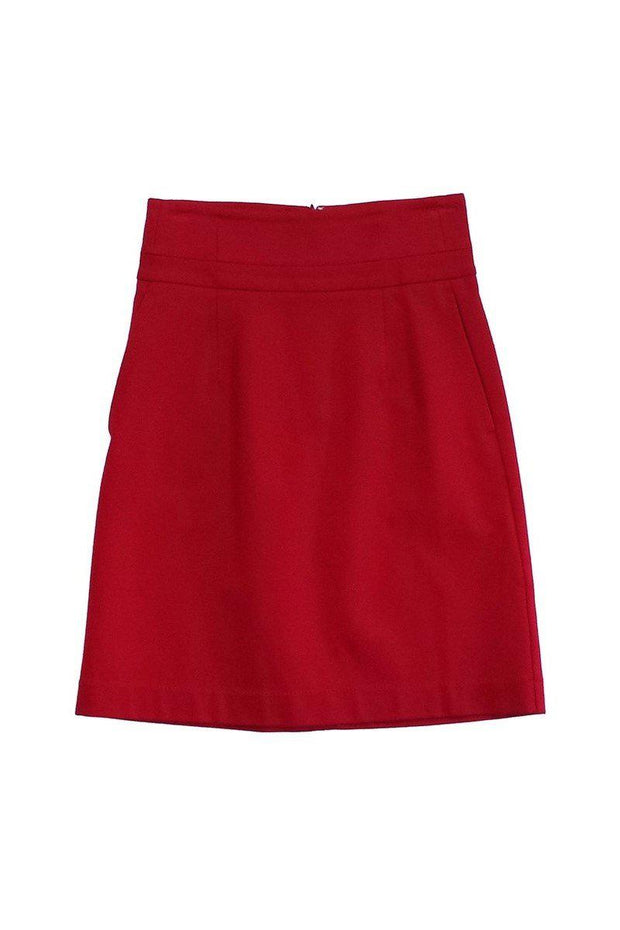 Current Boutique-Theory - Red Pencil Skirt Sz 0