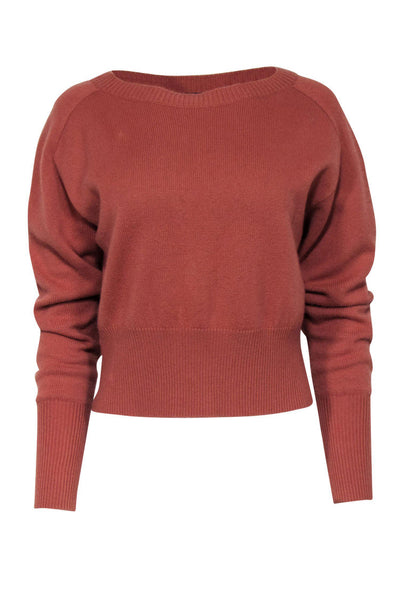 Current Boutique-Theory - Rouge Pink Cashmere Sweater Sz P