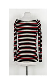 Current Boutique-Theory - Striped Boat Neck Sweater Sz S