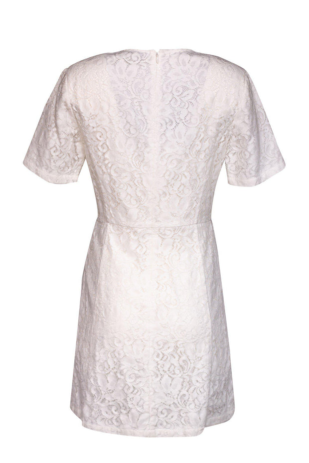 Current Boutique-Theory - White Lace Danalice Dress Sz 8