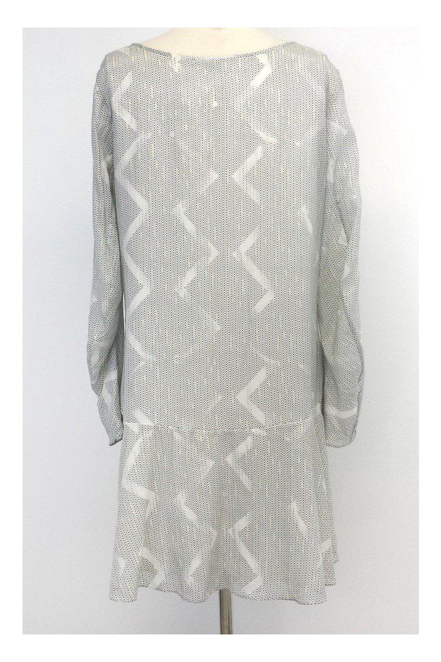 Current Boutique-Theyskens' Theory - Geo Print Cotton & Silk Blend Dress Sz S