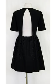 Current Boutique-Tibi - Black Backless Flared Dress Sz 6