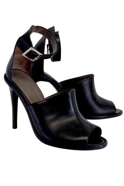 Current Boutique-Tibi - Black Leather Heels Sz 7