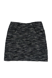 Current Boutique-Tibi - Black & White Marbled Tween Miniskirt Sz 0