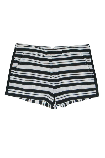 Current Boutique-Tibi - Black & White Striped Shorts Sz 0