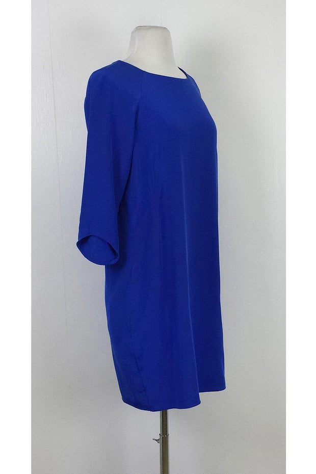 Current Boutique-Tibi - Blue Silk Shift Dress Sz 6
