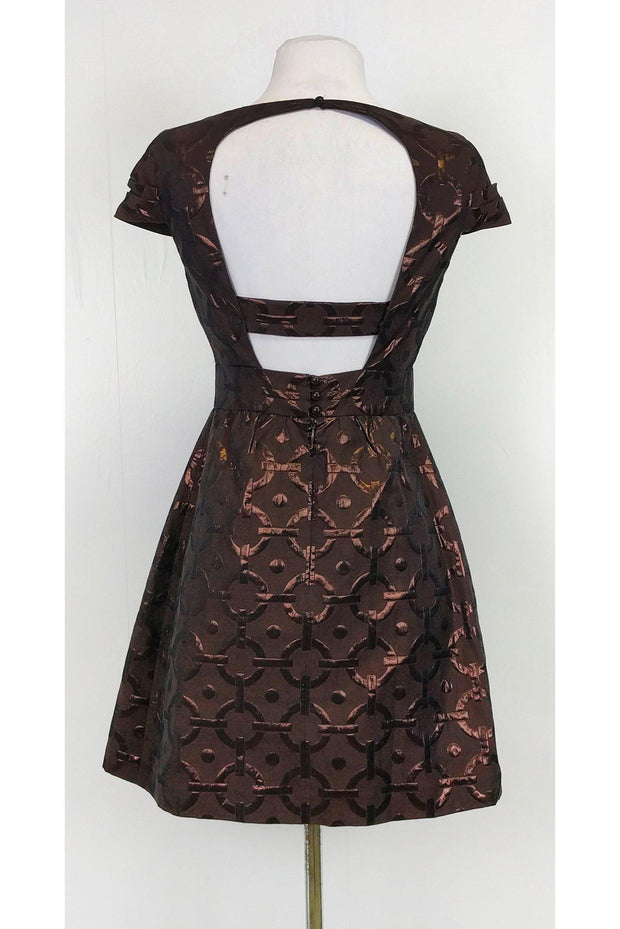 Current Boutique-Tibi - Bronze Printed Dress Sz 0