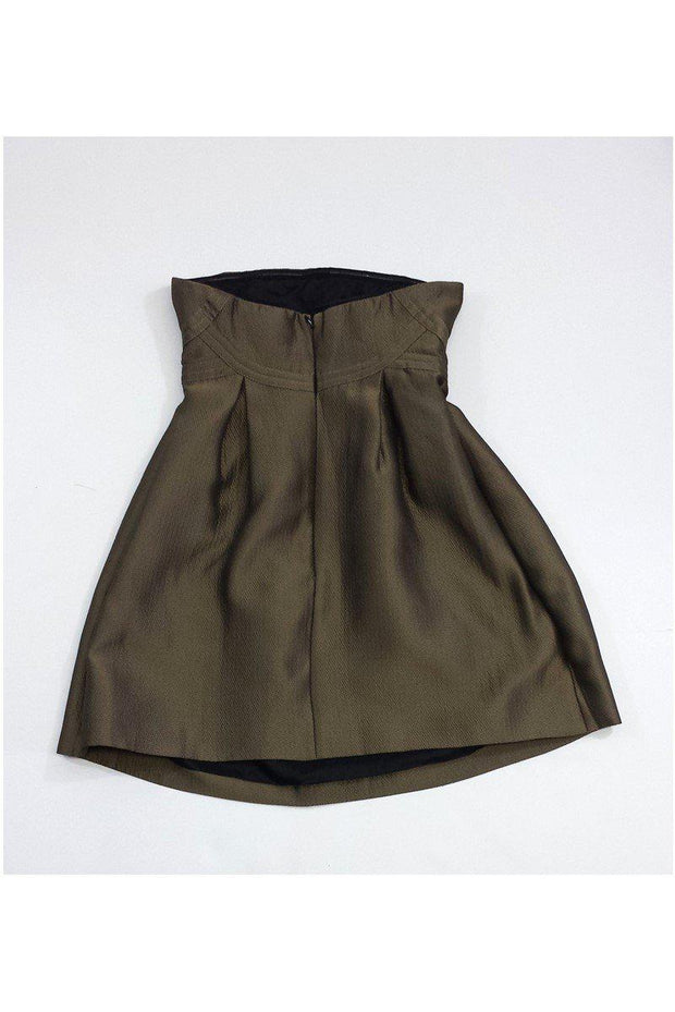 Current Boutique-Tibi - Bronze Strapless Dress Sz 0