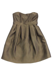 Current Boutique-Tibi - Bronze Strapless Dress Sz 0