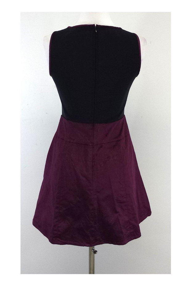 Current Boutique-Tibi - Maroon Velvet Sleeveless Dress Sz 2