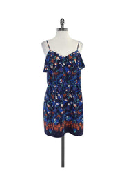 Current Boutique-Tibi - Multicolor Floral Silk Spaghetti Strap Dress Sz 8