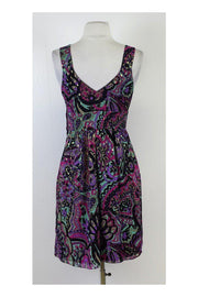 Current Boutique-Tibi - Multicolor Print Silk Sleeveless Dress Sz 4