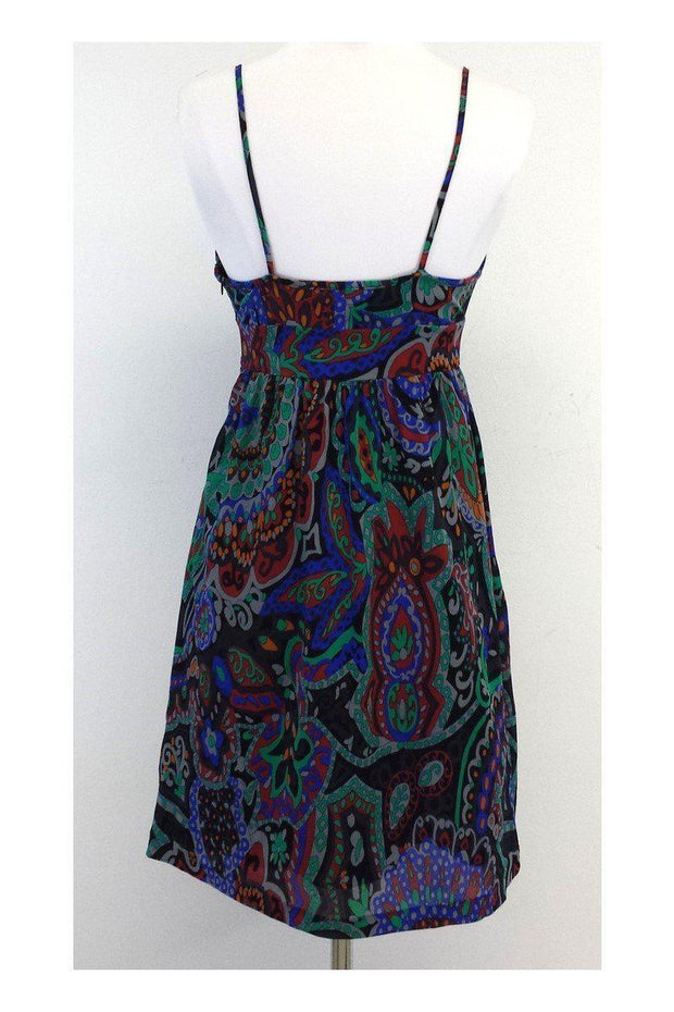 Current Boutique-Tibi - Multicolor Silk Spaghetti Strap Dress Sz 0
