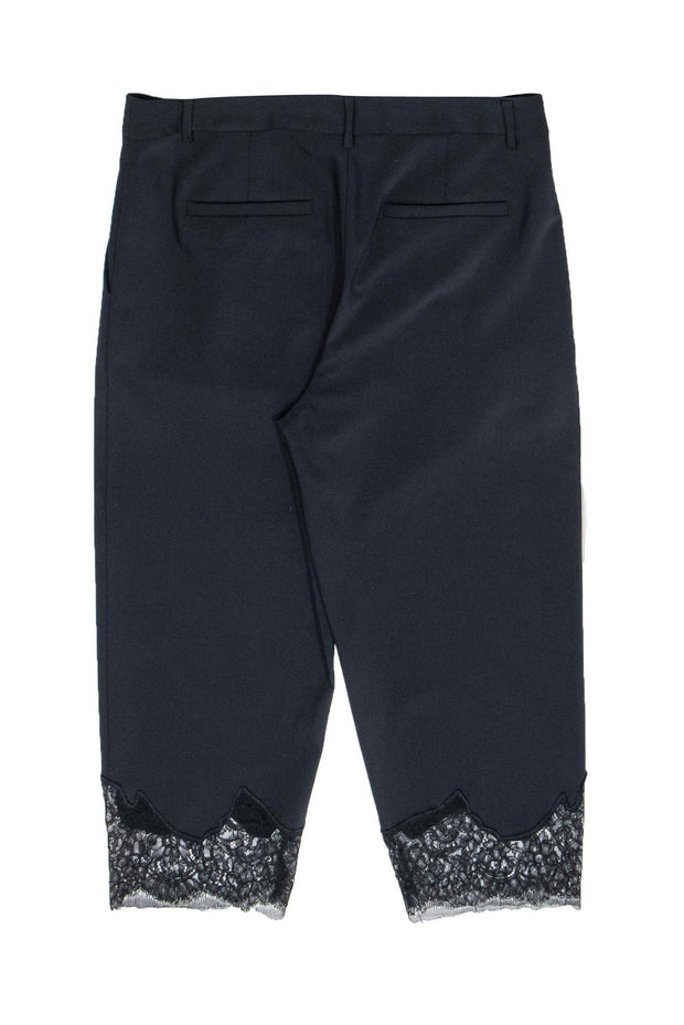 ZW COLLECTION STRAIGHT CROPPED TROUSERS - Blue | ZARA India