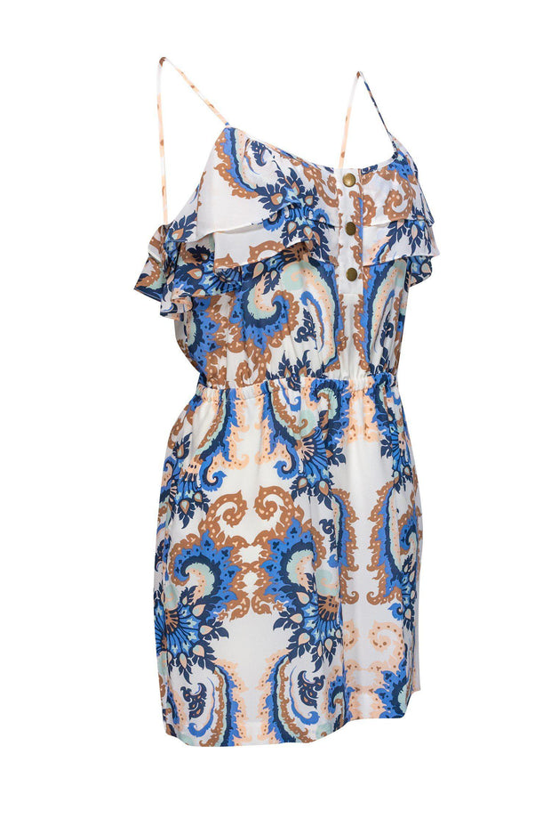 Current Boutique-Tibi - Paisley Print Dress w/ Ruffles Sz 2