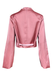 Current Boutique-Tibi - Pink Bell Sleeve Satin Blouse Sz 8