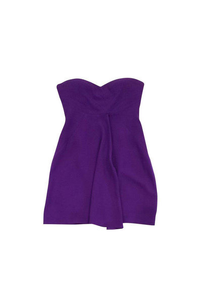 Current Boutique-Tibi - Purple Strapless Sweetheart Neckline Dress Sz 4