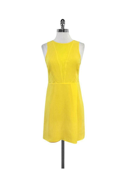 Current Boutique-Tibi - Yellow Sleeveless Silk Dress Sz 0
