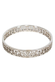 Current Boutique-Tiffany & Co Sterling Silver Laser Cut Bangle Bracelet