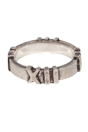 Current Boutique-Tiffany & Co - Sterling Silver Roman Numeral Ring Sz 6.5