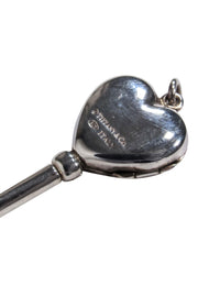 Current Boutique-Tiffany & Co. - Silver Heart Key Open Locket Pendant