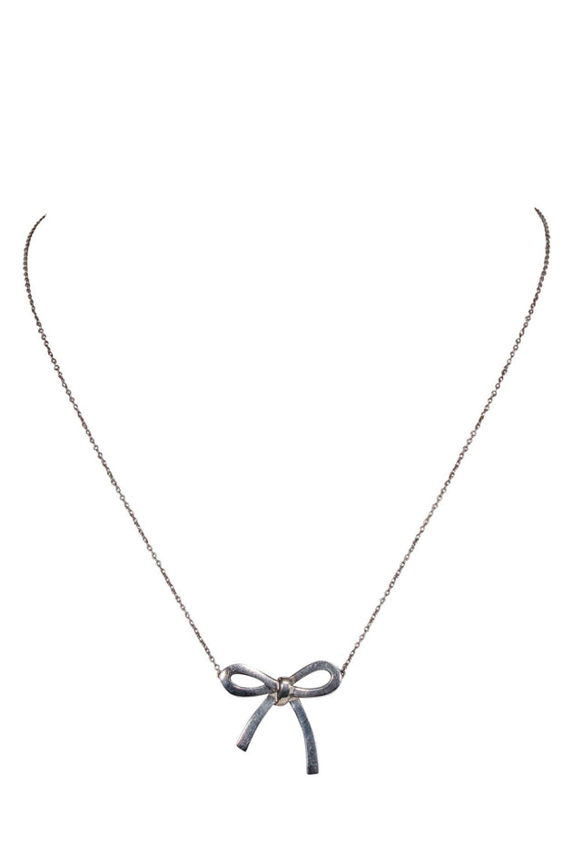 Current Boutique-Tiffany & Co. - Sterling Silver Bow Necklace