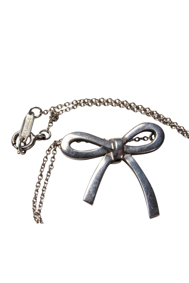 Current Boutique-Tiffany & Co. - Sterling Silver Bow Necklace