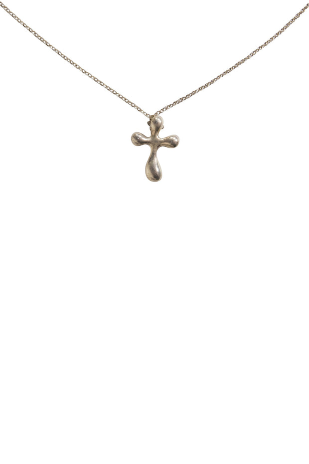 Current Boutique-Tiffany & Co. - Sterling Silver Cross Pendant Necklace