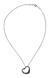 Current Boutique-Tiffany & Co. - Sterling Silver Elsa Peretti Open Heart Necklace