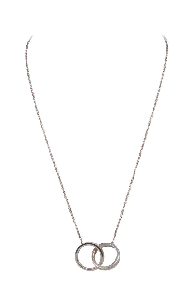 Current Boutique-Tiffany & Co. - Sterling Silver Interlocking Ring Necklace