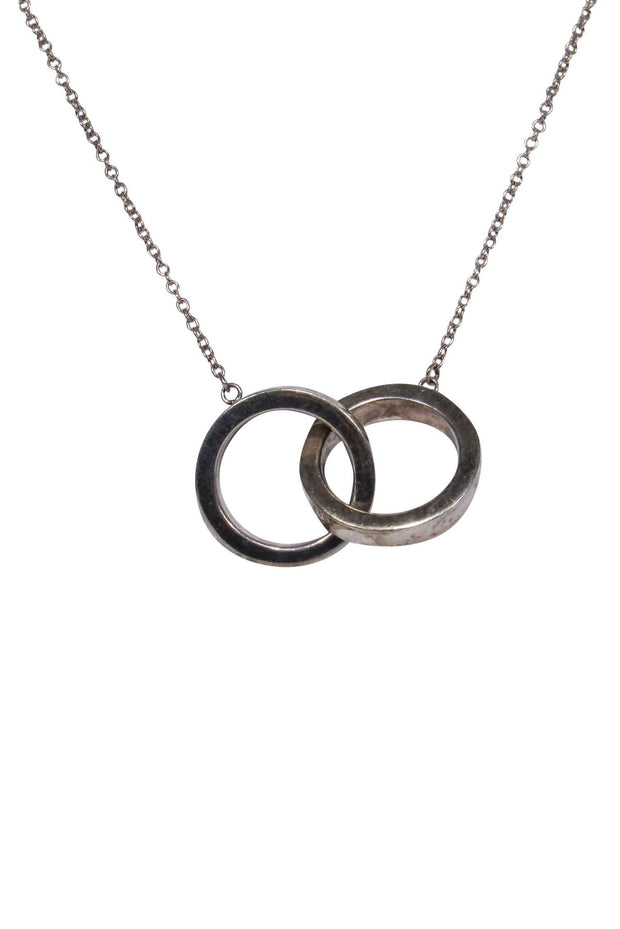 Current Boutique-Tiffany & Co. - Sterling Silver Mini Interlocking Rings Necklace