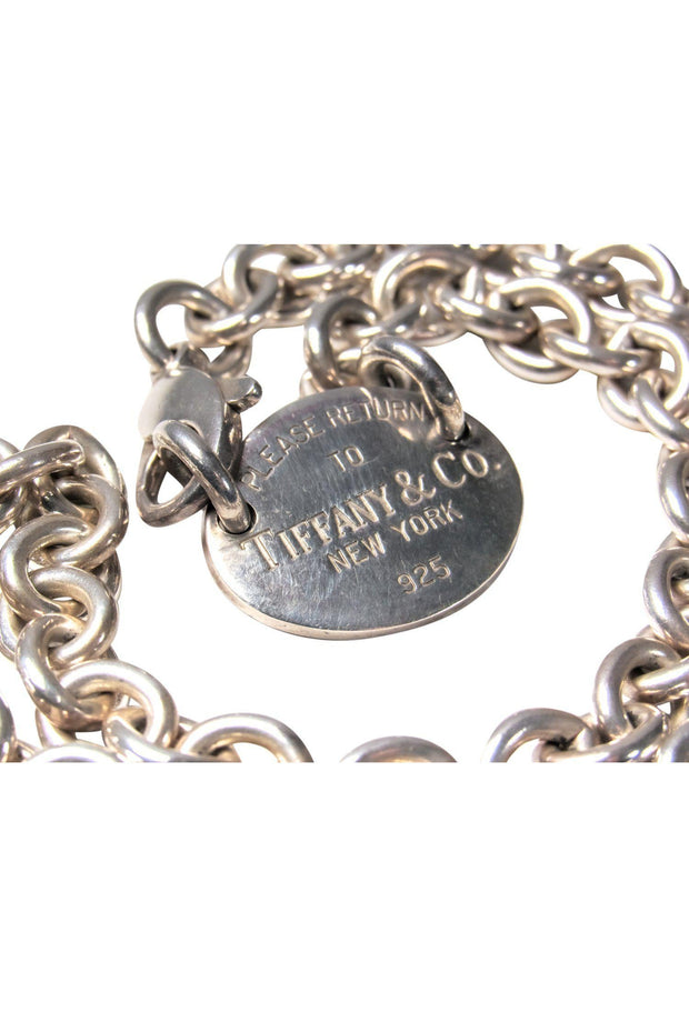 Current Boutique-Tiffany & Co. - Sterling Silver "Return to Tiffany" Tag Choker