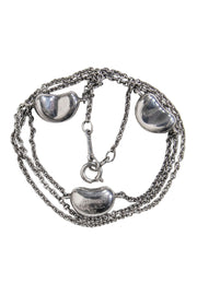 Current Boutique-Tiffany & Co. - Sterling Silver Short Necklace w/ Bean-Style Beads