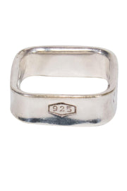 Current Boutique-Tiffany & Co. - Sterling Silver Square Band Ring Sz 7.5