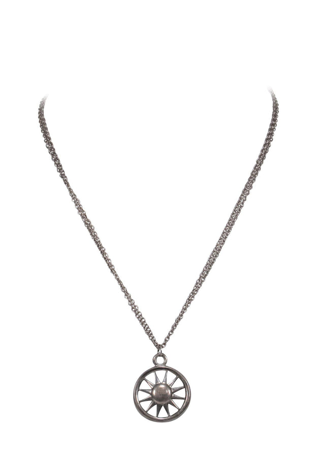Amazon.com: Retirement Gifts for Women | Silver Compass Necklace : Handmade  Products