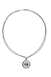 Current Boutique-Tiffany & Co. - Sterling Silver Sun Pendant Necklace