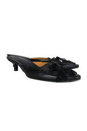 Current Boutique-Tod's - Black Pointed Loafer Mules Sz 10