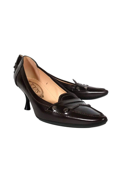 Current Boutique-Tod's - Brown Pointed Pumps Sz 6