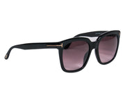 Current Boutique-Tom Ford - Black Frame "Amarra" Sunglasses w/ Purple-Toned Lenses
