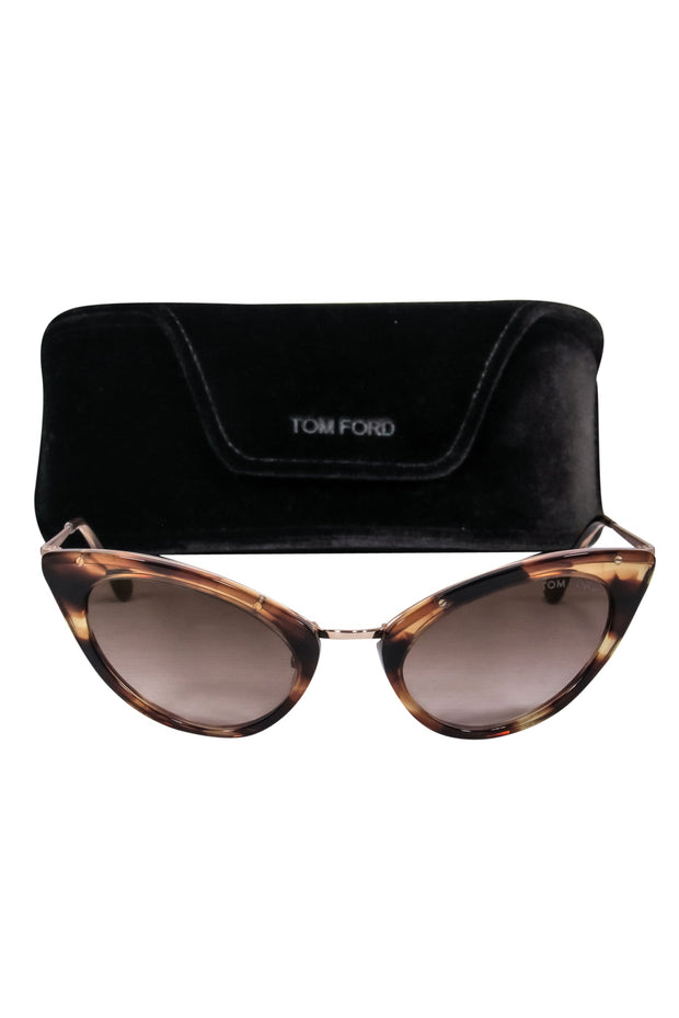 Current Boutique-Tom Ford - Tortoise Shell Cat Eye Sunglasses