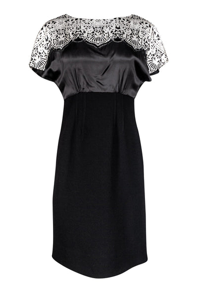 Current Boutique-Tory Burch - Black Dress w/ Filigree & Beading Sz 4