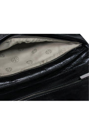 Tory Burch - Black Pebbled Leather Hobo Shoulder Bag – Current Boutique