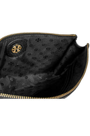 Current Boutique-Tory Burch - Black Pebbled Leather Crossbody