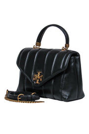 Current Boutique-Tory Burch - Black Quilted Crossbody Bag w/ Strap