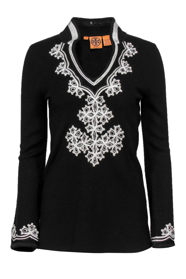 Tory burch black on sale sweater